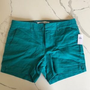 NWT size 4 Teal Linen Old Navy Shorts